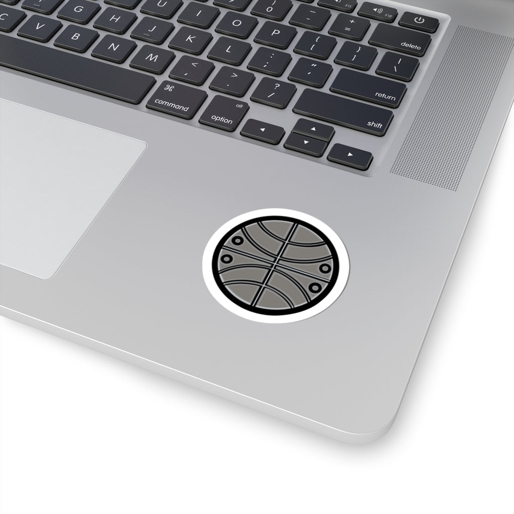 Aztec Basketball (Black & White) – Original Aztec Wear Vinyl Kiss-Cut Sticker