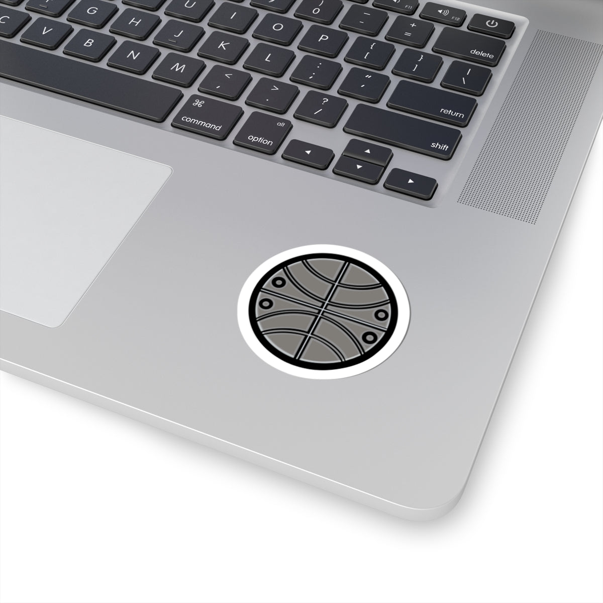 Aztec Basketball (Black & White) – Original Aztec Wear Vinyl Kiss-Cut Sticker