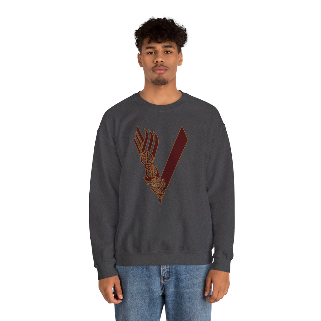Valley Vikings Norse-Inspired Spirit Fleece Crewneck Sweatshirt