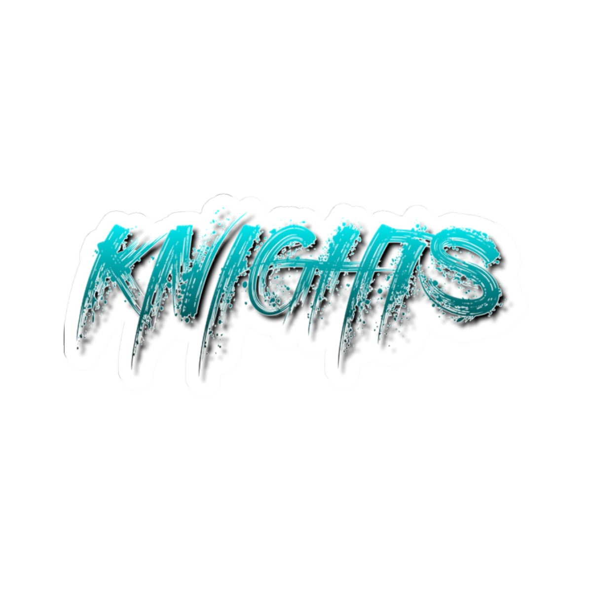 Del Norte Knights Kiss-Cut Sticker