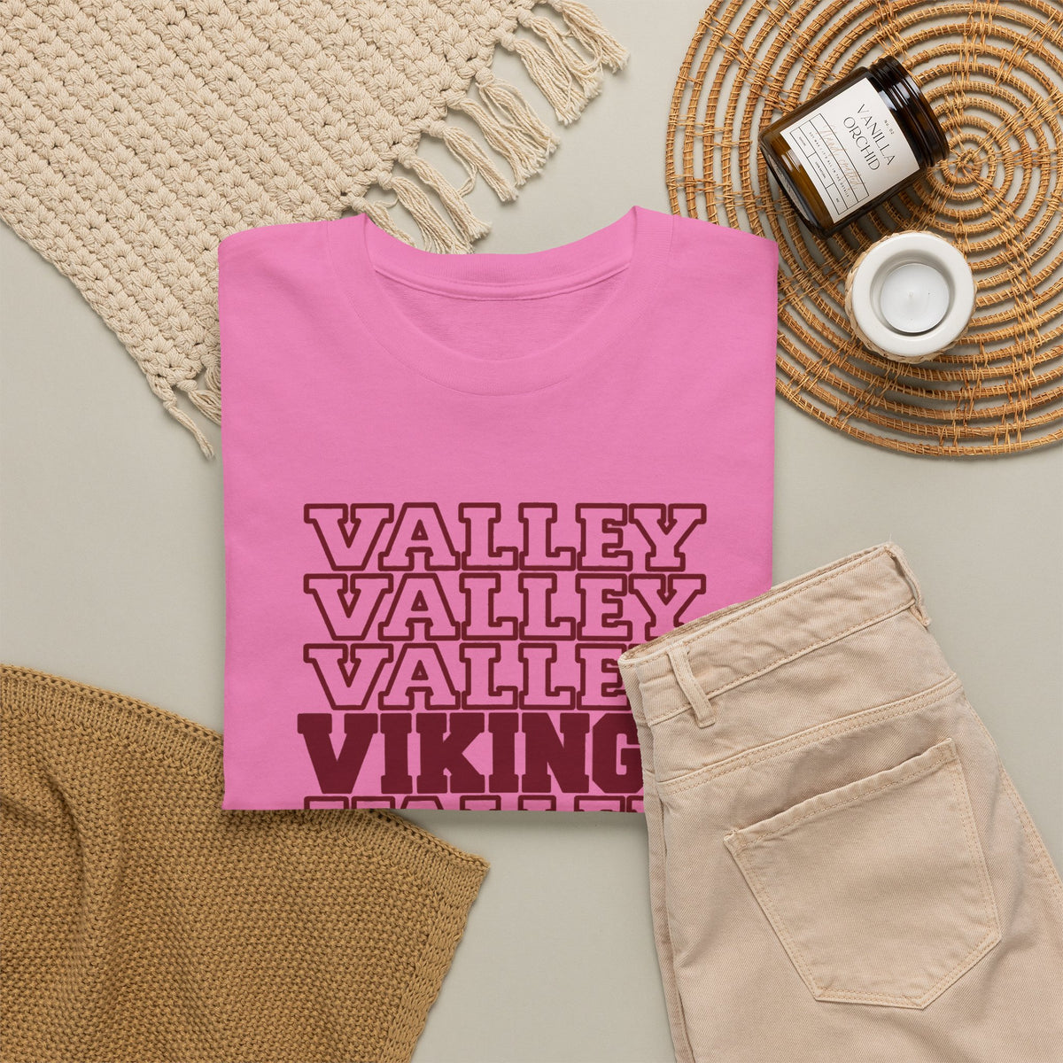 Valley Vikings Repeating Varsity Spirit T-Shirt