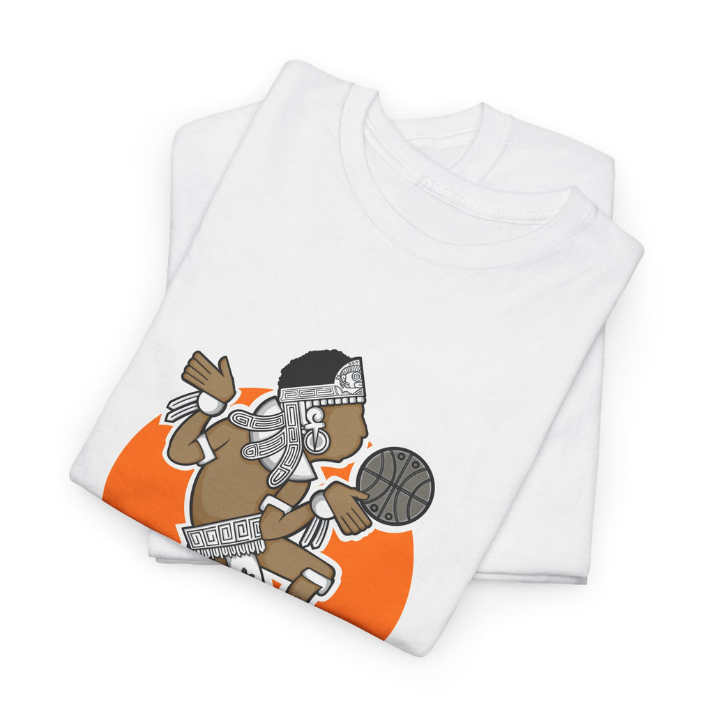 Aztec Hooper (Orange) – Original Aztec Wear Basketball T-Shirt