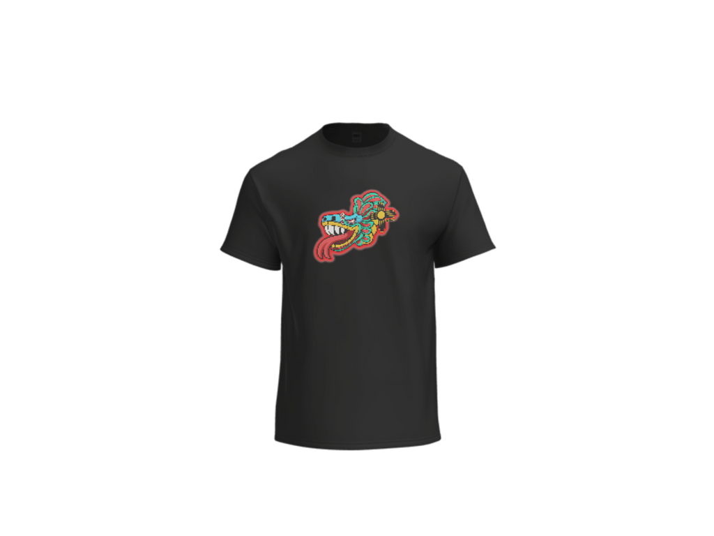 Aztec Serpent (Red) Tee - Orange front