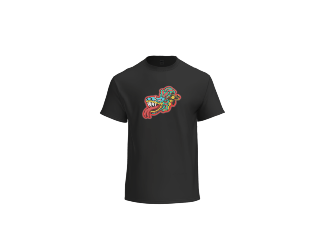 Aztec Serpent (Red) Tee - Orange front