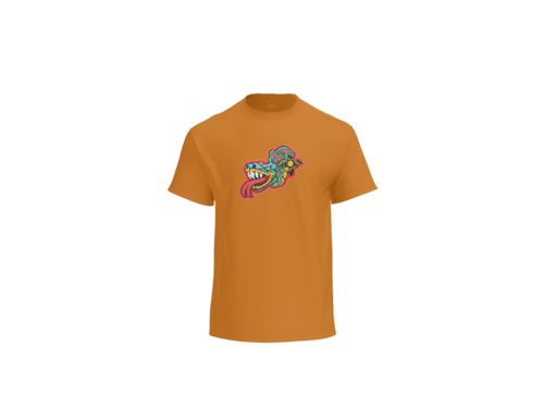 Aztec Serpent (Red) Tee - White back