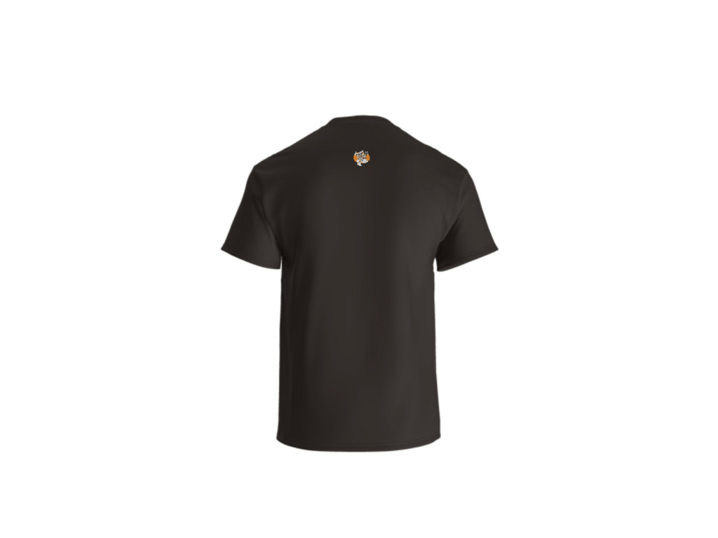 Aztec Hooper (Orange) Tee - Black, Front