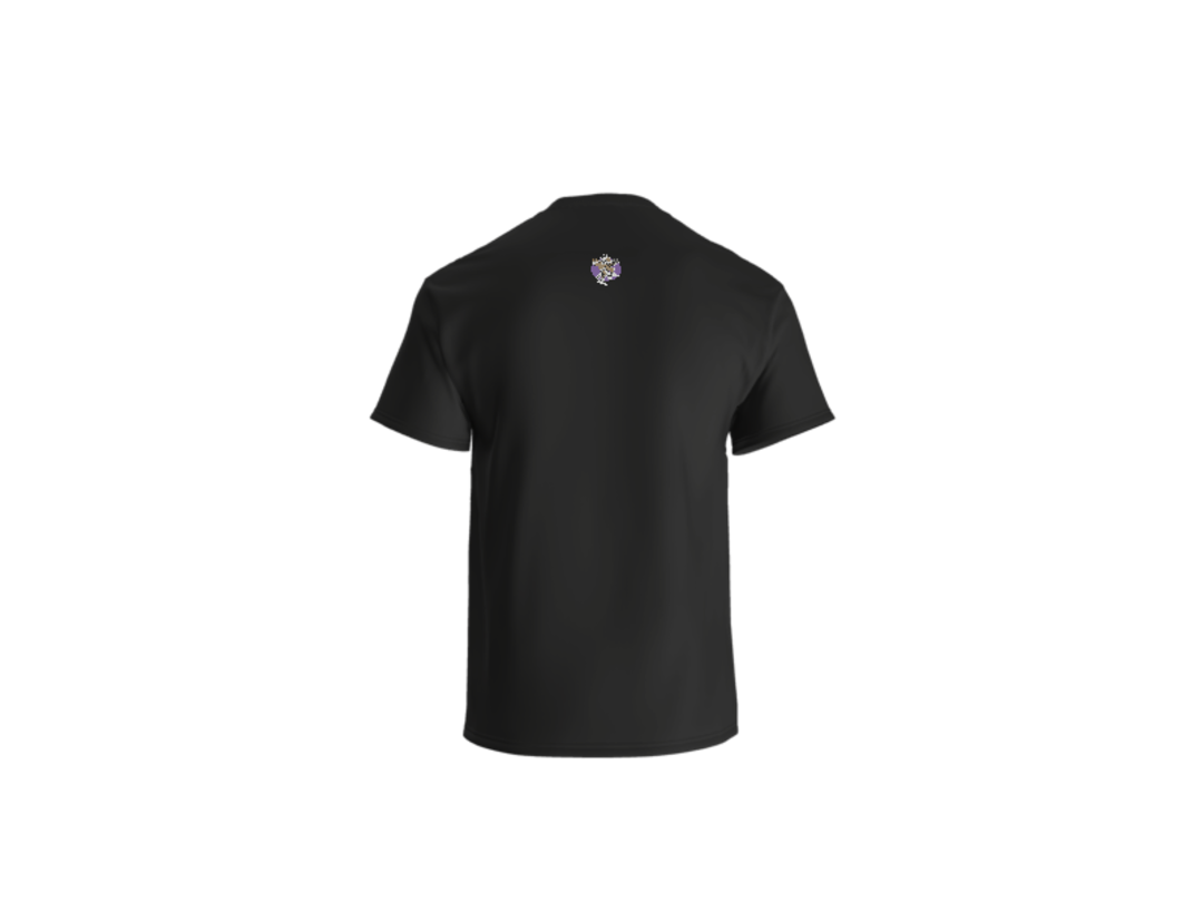 Aztec Hooping Tee – Black, Back