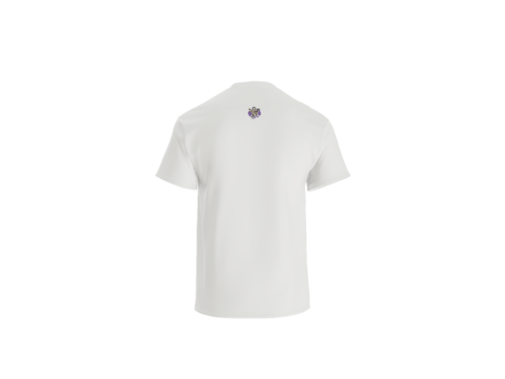 Aztec Hooping Tee – White, Front